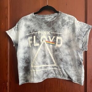 Pink Floyd Kids Tie-Dye T-Shirt - Black and White